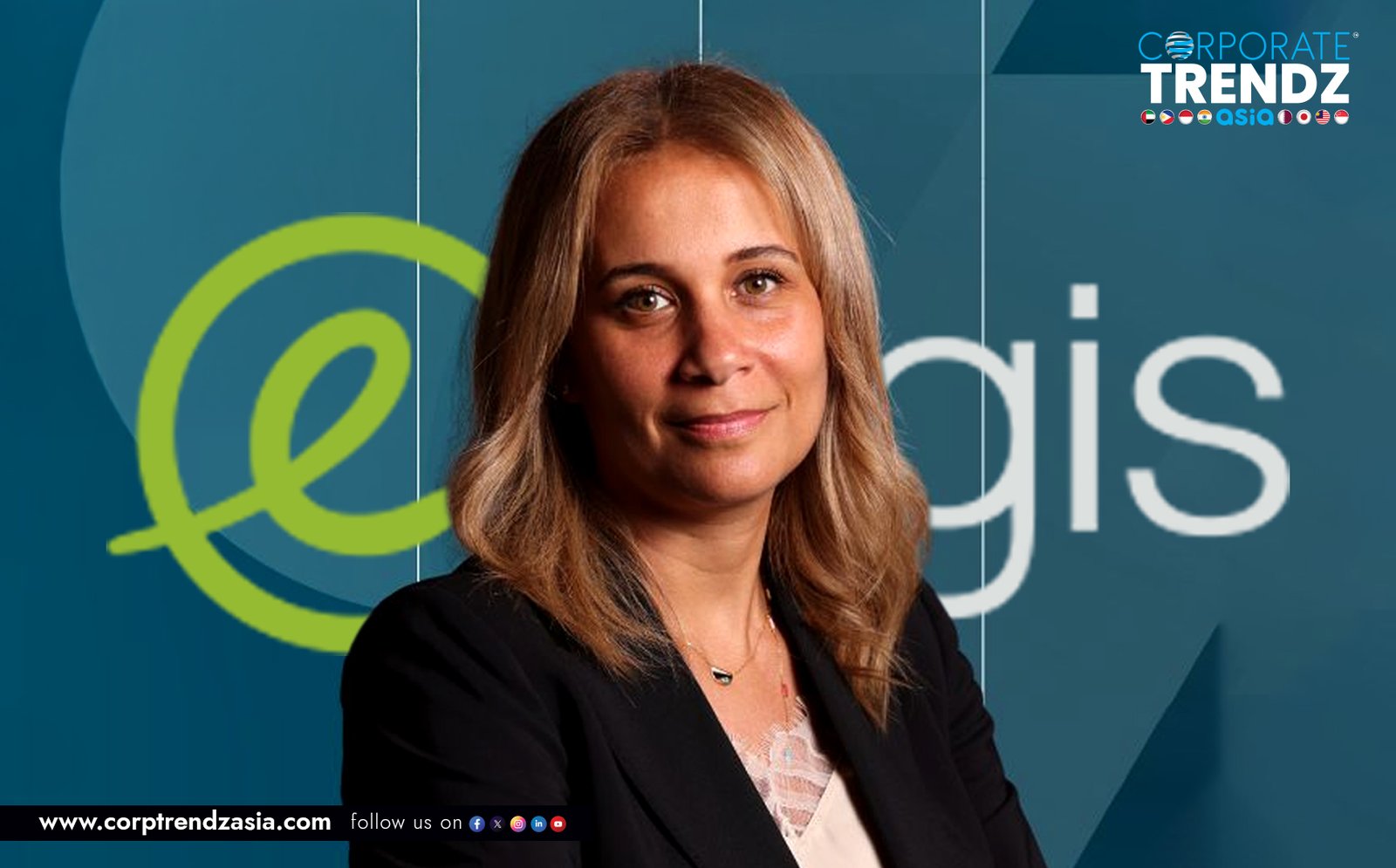 A professional headshot of Nermin Moussa, the new HR Director – Middle East & South Asia at Egis.