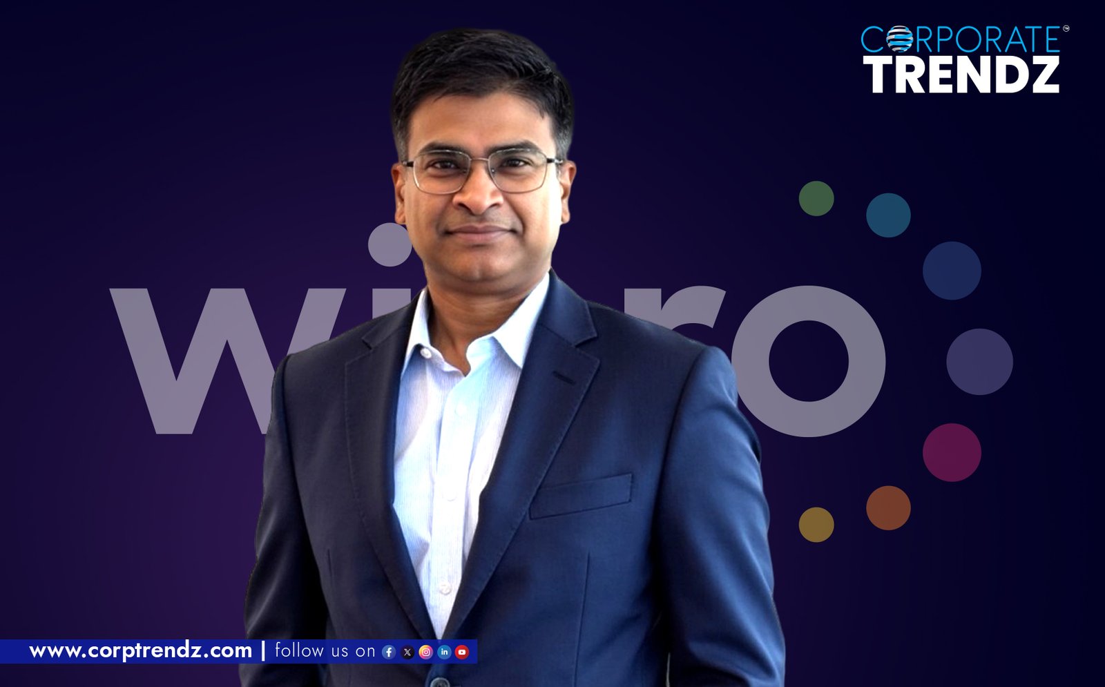 A professional headshot of Amit Kumar, the newly appointed Global Head of Consulting at Wipro.