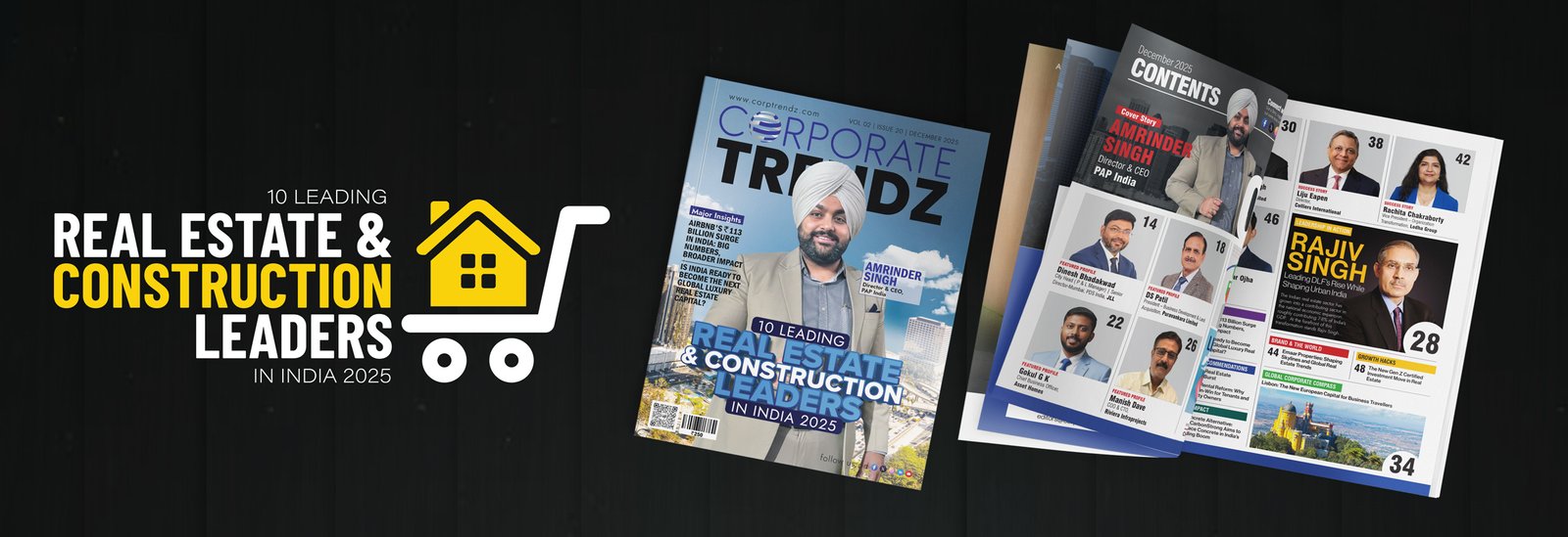 10 Leading Real Estate & Construction Leaders in India 2025 banner