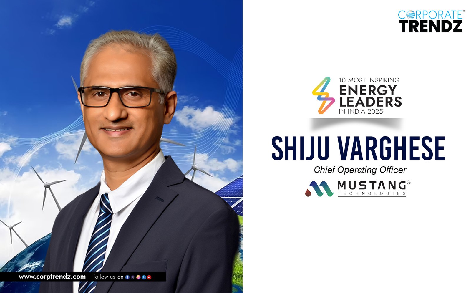 Shiju Varghese Chief Operating Officer Mustang Technologies Pvt Ltd