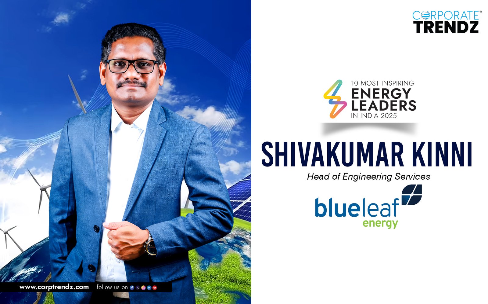 Shivakumar Kinni Head of Engineering Services Blueleaf Energy