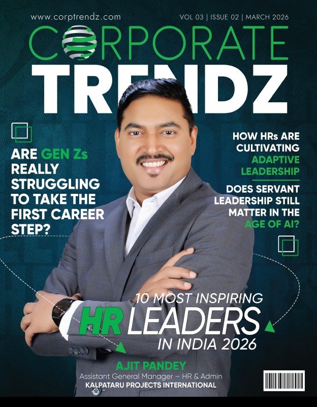 10 Most Inspiring HR Leaders in India 2026 — CorpTrendz Magazine Cover