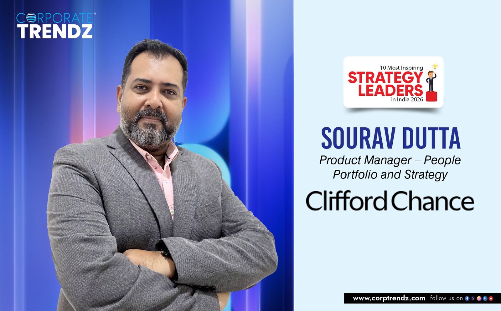 Sourav Dutta: Named One of India’s 10 Most Inspiring Strategy Leaders in India 2026 By Corporate TrendZ Business Magazine 1 Sourav Dutta2