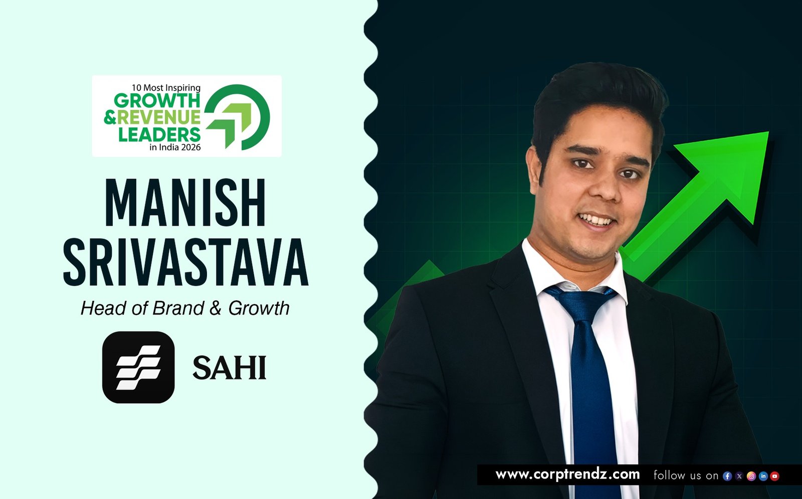 Manish Srivastava: Named One of India’s 10 Most Inspiring Growth & Revenue Leaders in India 2026 By Corporate TrendZ Business Magazine