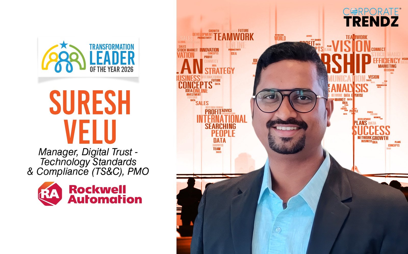 Suresh Velu: Named One of India’s Transformation Leader of the Year 2026 By Corporate TrendZ Business Magazine